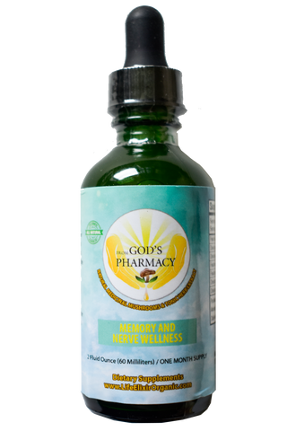 Memory and Nerve Wellness 2 oz. (60ml) Bottle/ One Month Supply